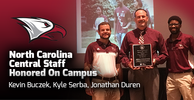 NCCU Athletics Communications Staff Receives Chancellor’s Award